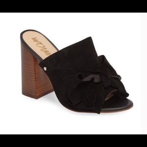 Sam Edelman Yumi Bow Mules with Block Heel